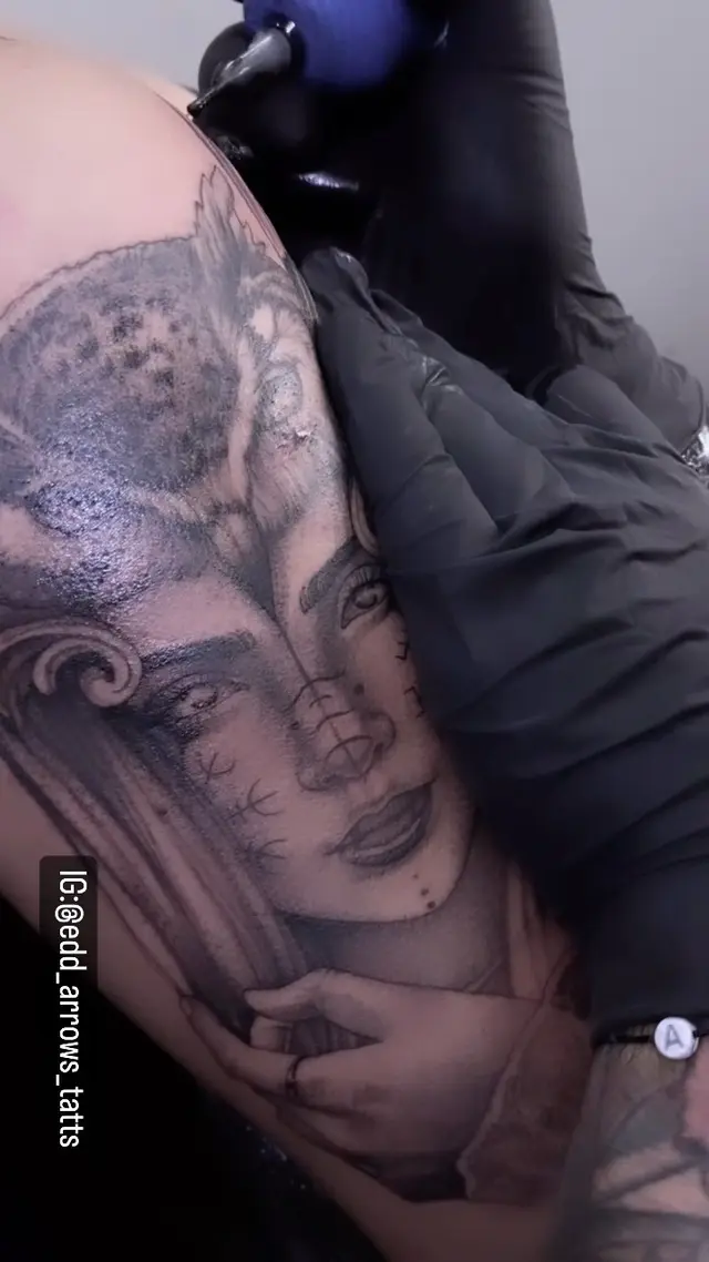 Ilustración en blanco y negro
